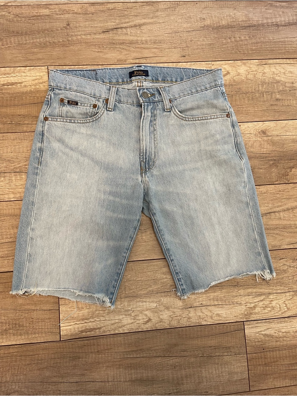 Ralph Lauren Light Blue Cutoff Denim Shorts size US 30